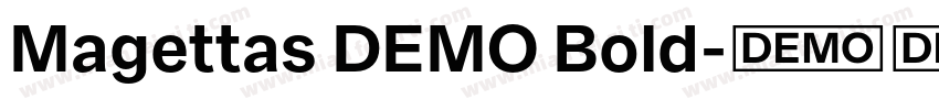 Magettas DEMO Bold字体转换